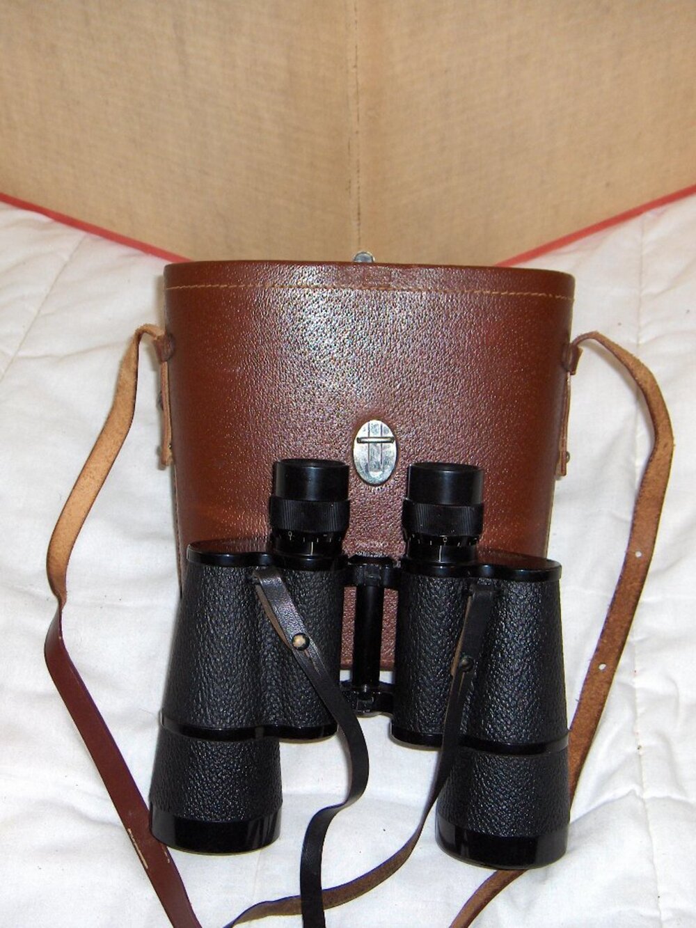 Carl Zeiss, Vintage Binoculars Jena, 7x50 with original leather case